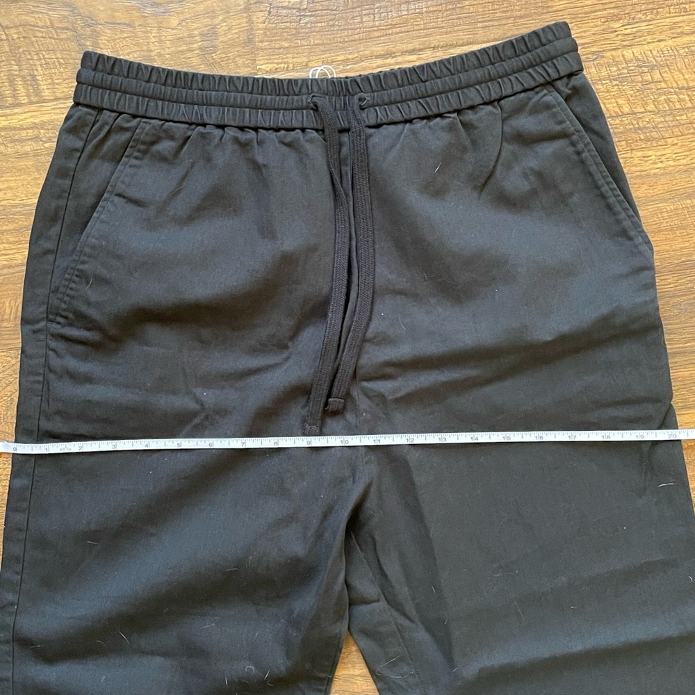 Cuffed COS cotton/linen drawstring pants SIZE US 8 - Picture 6 of 9